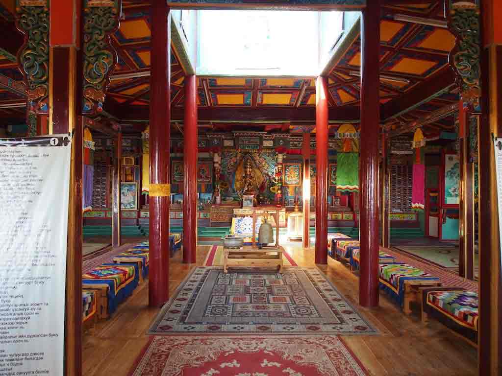inside Aryabal Meditation Temple