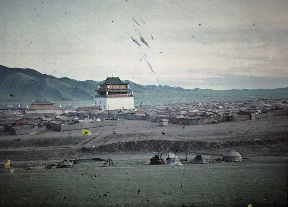 Photo of Gandantegchinlen Monastery in Ulaanbaatar-1913
