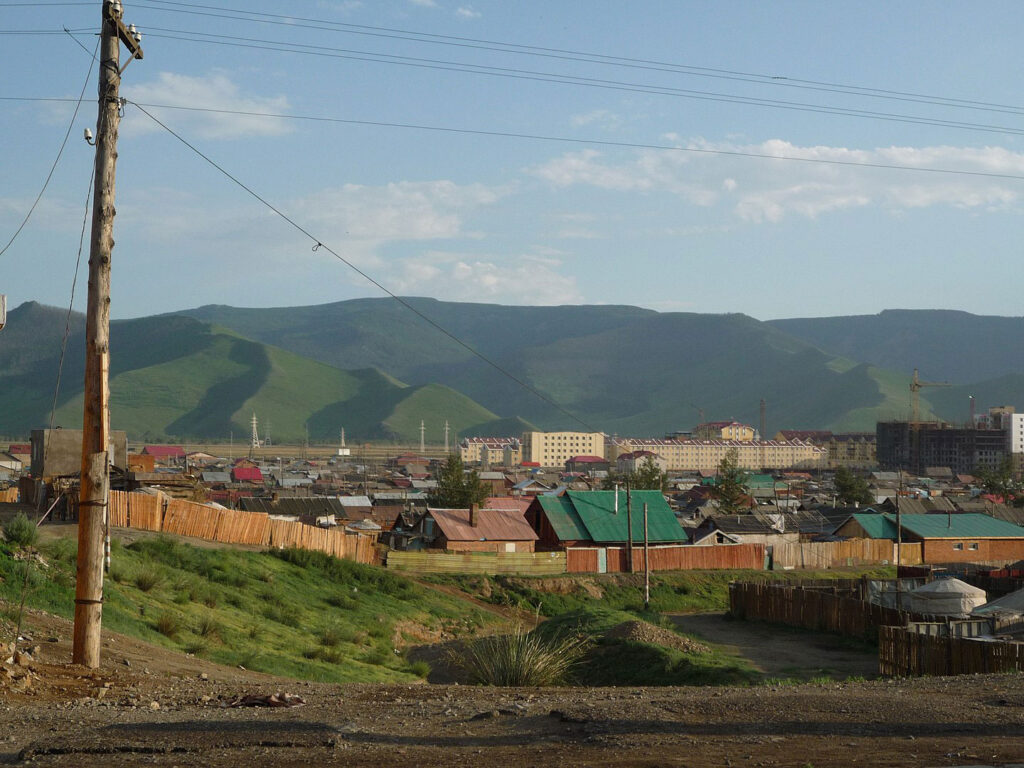 Bogd Khan Mountain from Ulaanbaatar
