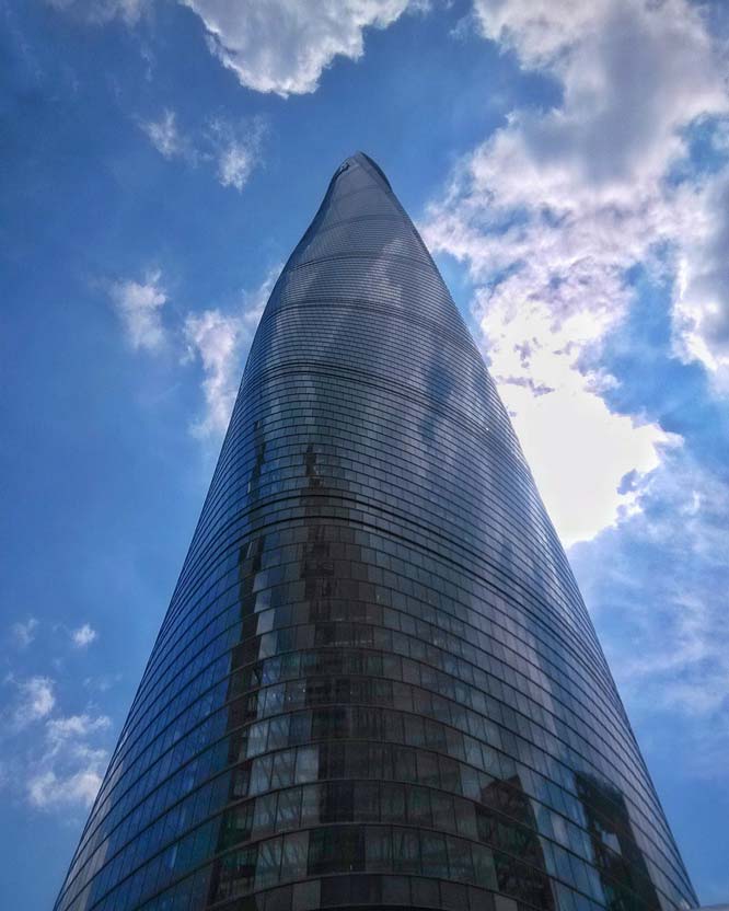 How tall is the Shanghai Tower?