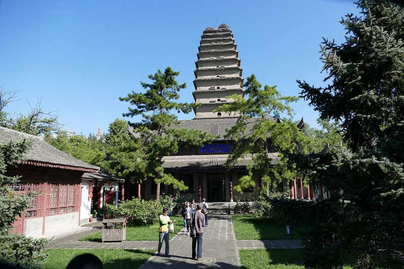 Small Wild Goose Pagoda height  