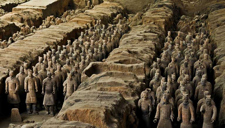 The Terracotta Warriors were discovered completely by accident