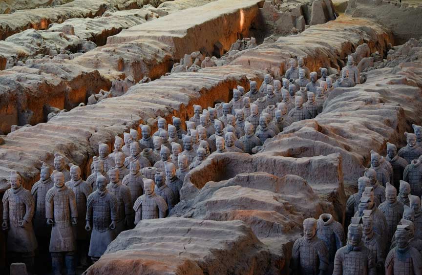 Some of the Terracotta Army