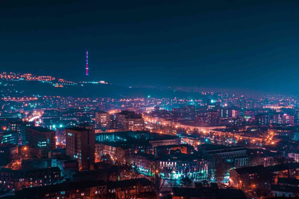 Yerevan at night